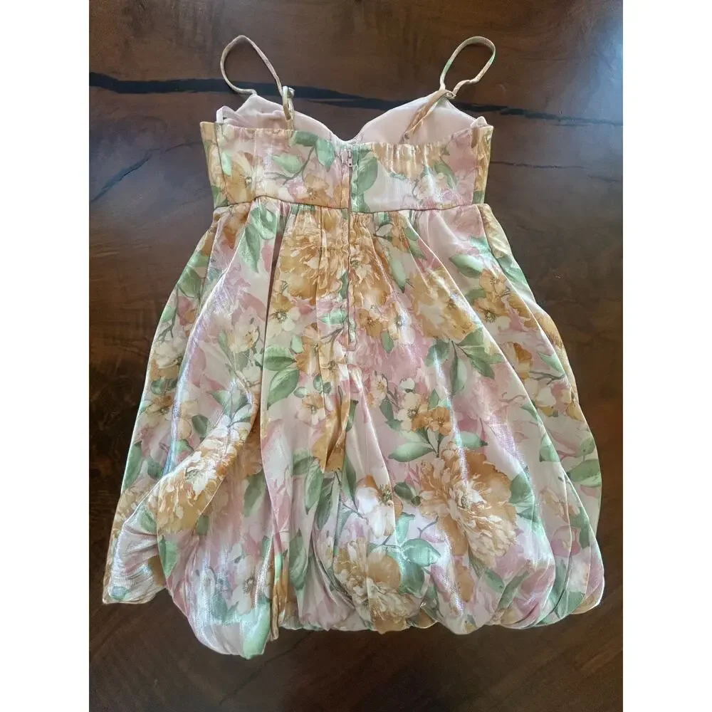 Seni & Cade Floral Coquette Bubble Dress XS